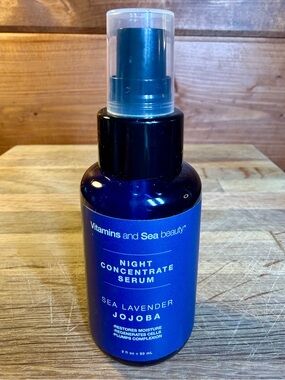 Vitamins and Sea Beauty Night Concentrate Serum Sea Lavender Jojoba 2 oz 🌸💙